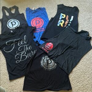 Lot of 6 Pure Barre Shirts